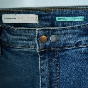 Anthropologie Pilcro High Waisted Jeans, 20W Plus. Never worn.